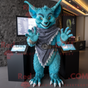 Teal Gargoyle Maskottchen...