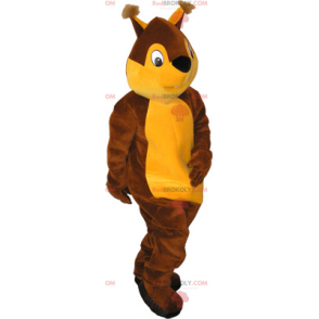 Dvoubarevný veverka maskot - Redbrokoly.com