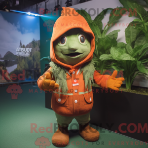 Rust Spinat maskot drakt...