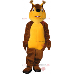 Dvoubarevný veverka maskot - Redbrokoly.com