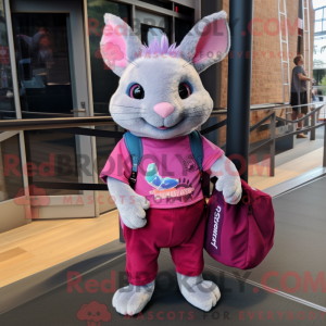 Magenta Chinchilla mascot...