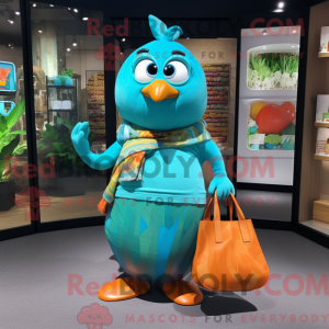 Turquoise Mango mascot...