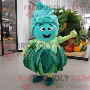 Costume mascotte de chou...