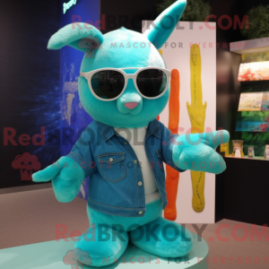 Disfraz de mascota Cyan...