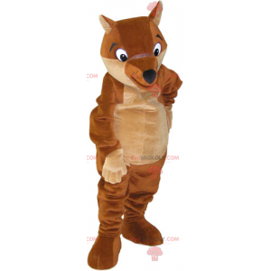 Mascote esquilo marrom - Redbrokoly.com
