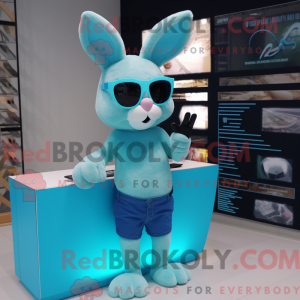 Disfraz de mascota Cyan...