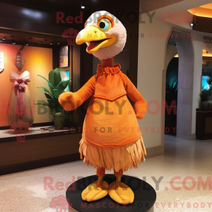 Peach Dodo Bird maskot...
