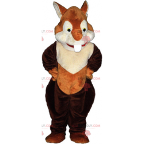 Mascote esquilo vermelho - Redbrokoly.com