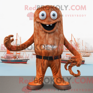 Rust Kraken maskot drakt...