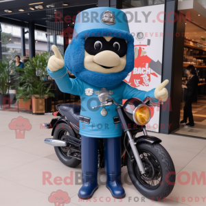 Blue Fried Rice maskot...
