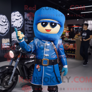 Blue Fried Rice mascot...