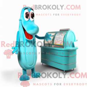 Disfraz de mascota Cyan Hot...