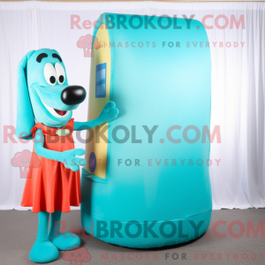 Disfraz de mascota Cyan Hot...