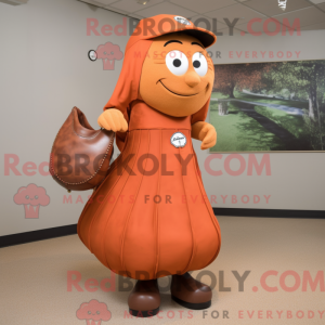 Rust Baseball Glove maskot...