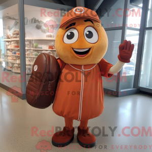 Rust Baseball Glove maskot...