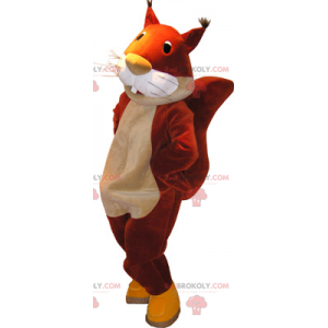 Mascote esquilo vermelho - Redbrokoly.com