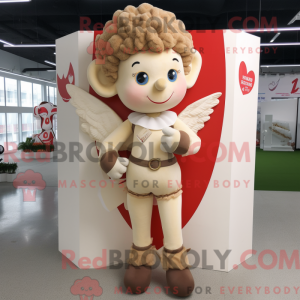 Creme Amor maskot kostume...