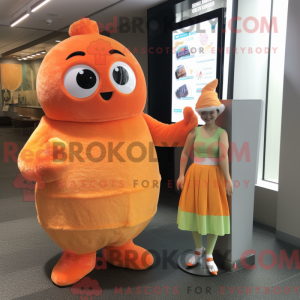 Personaggio mascotte Orange...
