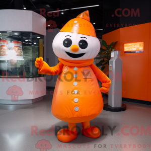 Orange Ice-maskotkostyme...
