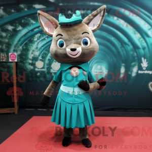 Postava maskota Teal Roe...