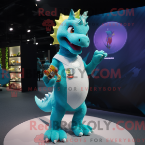 Maskotdraktfigur Cyan...