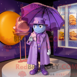 Purple Plate Spinner maskot...