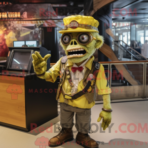 Złota maska zombie...