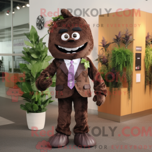 Brown Grape maskot kostyme...
