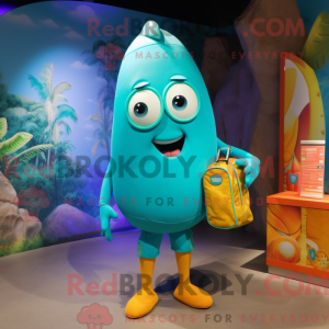 Turquoise Mango mascot...