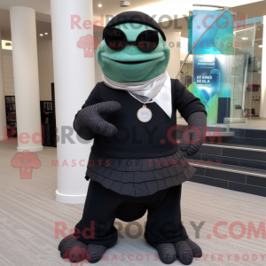 Sortehavsskildpadde maskot...