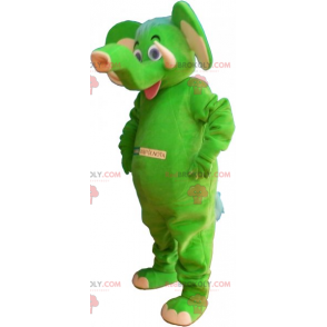 Maskottchen des grünen Elefanten - Redbrokoly.com