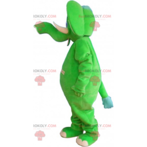 Grønn elefant maskot - Redbrokoly.com