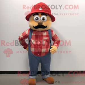 Red Tomato mascot costume...