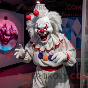 Witte boze clown...