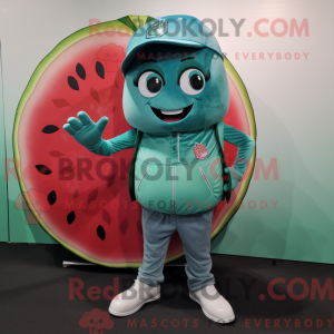 Blågrønn vannmelon...