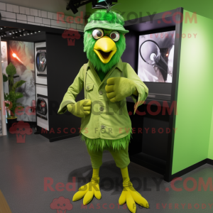 Lime Green Crow...