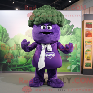 Purple Broccoli mascot...