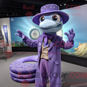 Lavendel Python maskot...