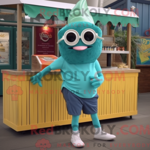 Disfraz de mascota Teal...