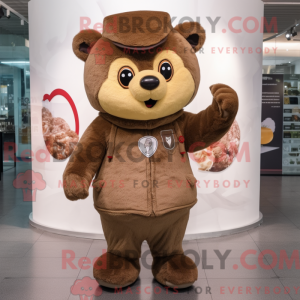 Personaggio mascotte Brown...