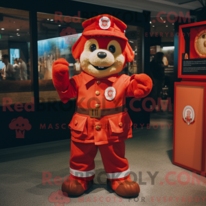Postava maskota Red Fire...