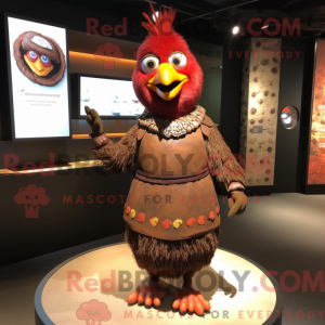 Mascotte de poulet Tandoori...