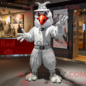 Silver Roosters maskot...