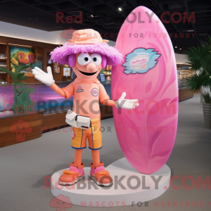 Pink Plate Spinner maskot...