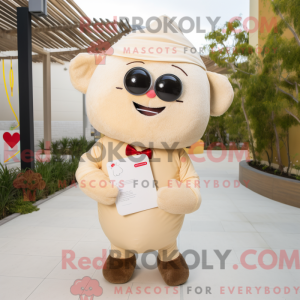 Cream Love Letter mascot...