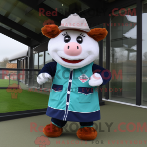 Hereford-Kuh-Maskottchen-Ko...