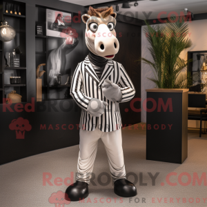 Costume mascotte de zèbre...