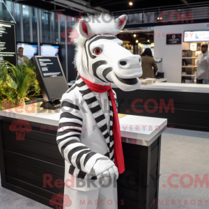 Costume mascotte de zèbre...
