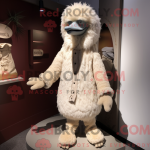 Cream Emu maskot...