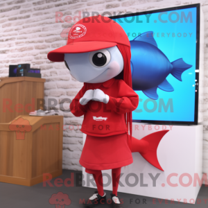 Maskotka Red Dolphin...